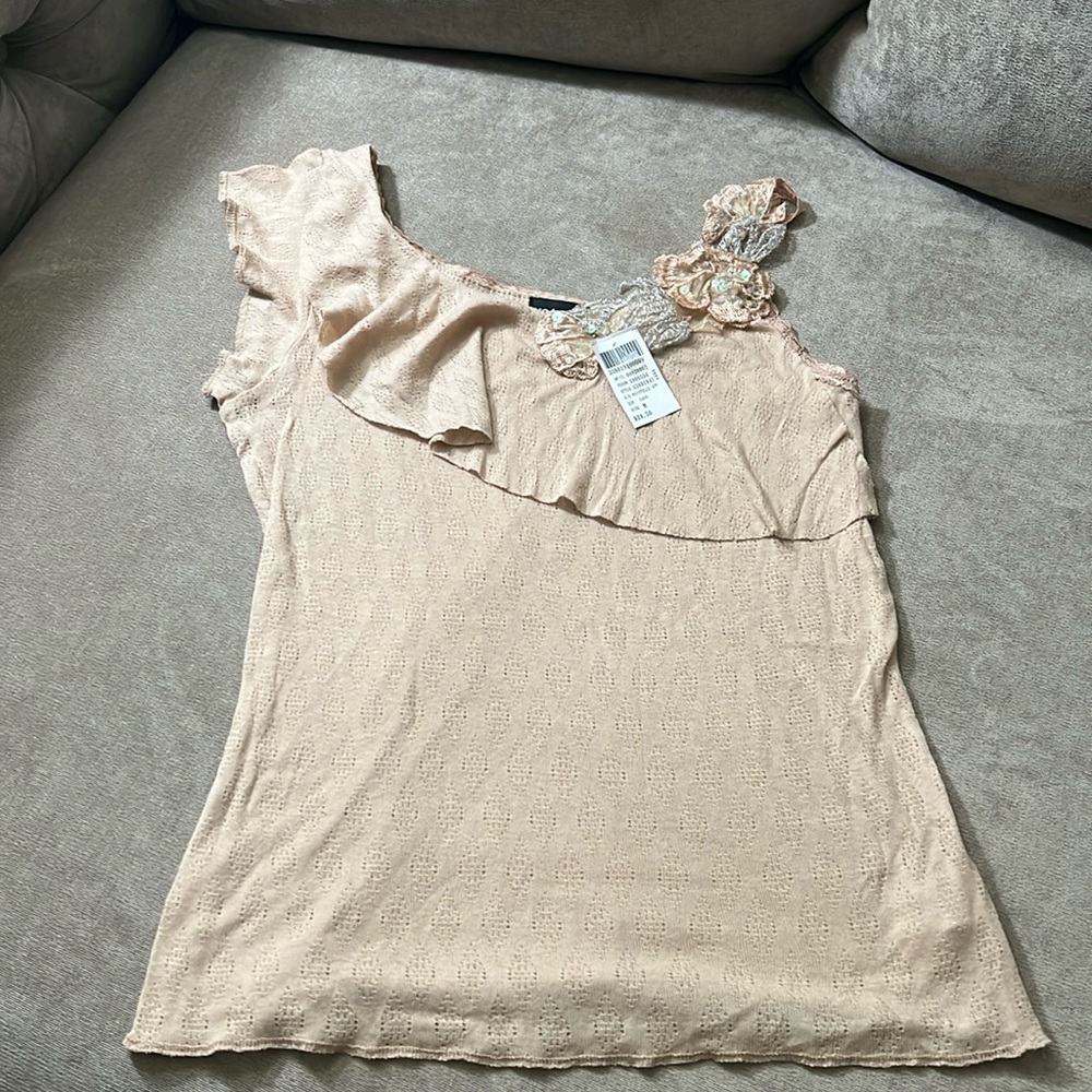 New Wet Seal camel top Size M
